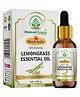 Bhudevam Naturals Khadi Lemongrass Essential Oil for Aromatherapy, Stress Relief & Skin Care | Diffuser & Massage Oil - 15 ml