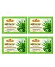 Bhudevam Natuals Khadi Aloe Vera Herbal Soap  Hydrating & Nourishing Bath Bar, Helps Repair Dry & Sensitive Skin- 500g (Pack of4)