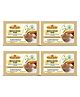 Bhudevam Naturals Khadi Sandalwood Handmade Soap  Herbal Chandan Soap for Face & Body, Smooth & Radiant Skin- 500g (Pack of 4)