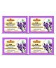 Bhudevam Naturals Khadi Pure Lavender Handmade Bath Soap for Relaxing Aroma, Soft & Glowing Skin- 500g (Pack of 4)