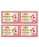Bhudevam Naturals Khadi Strawberry Handmade Bath Soap for Soft, Smooth & Radiant Skin- 500Gg (Pack of 4)