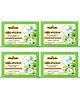 Bhudevam Naturals Khadi Green Apple Handmade Bath Soap with Refreshing Fruity Fragrance for Soft & Glowing Skin- 500g (Pack of 4)