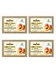 Bhudevam Naturals Khadi Handmade Apricot Scrub Bath Soap Soap for Smooth & Glowing Skin - 500 g (Pack of 4)