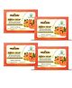 Bhudevam Naturals Khadi Handmade Mix Fruit Soap Vitamin Rich Skin Brightening Bath Soap - 500 g (Pack of 4)
