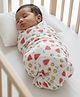 The Mom Store Multipurpose Muslin Watermelon Print Baby Swaddle Wrap - Multicolor
