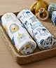 The Mom Store Multipurpose Animal & Puppy Print Baby Swaddle Wrap - Multicolour