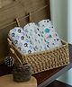The Mom Store Multipurpose Rainbow, Forest & Elephant Printed Baby Swaddle Wrap - Multicolour