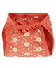 The Mom Store Cotton Floral Print Re-Usable Cloth Nappy - Coral