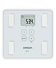 Omron HBF 214 Digital Full Body Composition Monitor with 4 User & Guest Mode Feature to Monitor BMI, Body Age, Vesceral Fat Level, Body Fat & Skeletal Muscle Percentage (White)