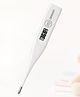 Omron Glass Mc 246 Digital Thermometer With Quick Measurement Of Oral & Underarm Temperature In Celsius & Fahrenheit, Water Resistant For Easy Cleaning - White