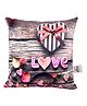 Ultra Mystical Love Printed Cushion  - Brown
