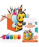 Webby Wooden DIY Paint Stationery Holder Art and Craft Toy | Birthday Return Gift | Colour Paint Activity Kit for Kids