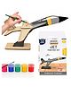 Webby Wooden DIY Paint Fighter Jet Art and Craft Toy | Birthday Return Gift | Colour Paint Activity Kit for Kids