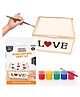 Webby Wooden DIY Paint Jewellery Box Art and Craft Toy | Birthday Return Gift | Colour Paint Activity Kit for Kids