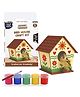 Webby Wooden DIY Paint Bird House Art and Craft Toy | Birthday Return Gift | Colour Paint Activity Kit for Kids