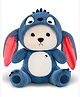 Webby 30 cm Plush Adorable Hoodie Teddy Bear Soft Toys | Birthday Gift | Cute and Huggable Stuffed Animal Toys for Kids and Adults (Blue)