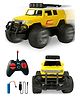 Webby Off-Road Remote Control Monster Truck for Boys | Multi-Direction Control | Birthday Gift for Boys & Girls | RC Car with Rechargeable Battery and USB Cable (Yellow)