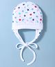 Ben Benny Interlock Knit Cap With Star Print White - Diameter 15 cm