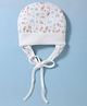 Ben Benny Interlock Knit Cap With Animal Print White - Diameter 15.5 cm