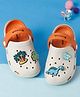 Cute Walk By Babyhug Backstrap Closure Clogs With Dino Jibbitz - Orange