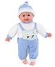 Kiddybuddy 42.5 Cm Happy Laughing Baba Doll Toy Small - Blue