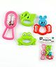 Kiddybuddy Sprinkles Rattle Toy For Kids Pack of 4 -Multicolour