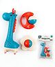 KiddyBuddy 3 Pieces Carnival Rattle Toy - Light Blue