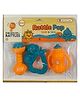 KiddyBuddy 3 Pieces Rattle Pop Toy With Bottle  - Light Blue