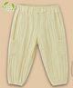 Cot & Candy Muslin Woven Solid Pants - Yellow