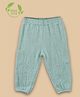 Cot & Candy Organic Cotton Woven Solid Pants - Teal