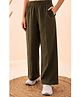 Cherry & Jerry Knit Solid Trouser - Olive Green