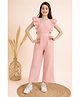 Cherry & Jerry Woven Sleeveless Solid Jumpsuit - Light Pink