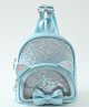 Babyhug Sparkle Bow Mini Backpack - Blue