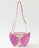 Babyhug Flutter Wings Kids Sling  Bag - Pink