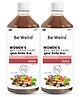Be Weird Women Wellness Care Juice, Supplement for Hormonal Balance, PCOS, PCOD, Period Pain Relief, Hair and Skin Health, Women Wellness Juice,  23+ Ayurvedic Herbs, 1000ML Pack of 2