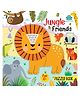 Jungle Friends Learning Puzzle with Easy Grip Pieces Board Book  - English