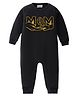 BLUSHES Cotton Knit Mothers Day Theme Full Sleeves Mom Text Printed Romper - Black