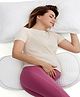 Momcozy Maternity Accessory Portable Maternity Pillow White