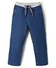 Babyhug Denim Full Length Jeans With Stretch - Royal Blue