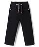 Babyhug Denim Full Length Jeans With Stretch - Black