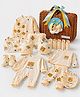Little Surprise Box, 25 pcs Dreamy baby Hamper for Newborn Boy/Girl, All Season wear hamper with luxury designed brown storage cane basket 0-12 months