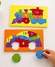Babyhug Early Learning Educational Foam Number Puzzle Set - Car & Engine Theme| Pack of 2| Colourful Number Recognition Puzzle| Preschool Learning Toy| Fine Motor Skills & Brain Development