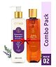 Omeo Rosemary Shampoo 200ml & Arnica Hair Oil 200ml Combo | Hair Fall Control & Hair Growth Care
