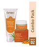 Omeo Sandalwood & Turmeric De-Tan Cream 50g & De-Tan Gel 100g Combo | Tan Removal & Skin Brightening Care