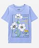 zuniors SSC Cotton Knit Half Sleeves Floral Printed Tee - Lavender