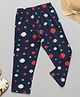 zuniors SSC Cotton Knit Polka Dots Printed Pajama - Navy Blue