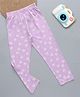 zuniors SSC Cotton Knit Cat Printed Pajama - Lavender