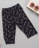 zuniors SSC Cotton Knit Geometric Printed Capri Pajamas - Black