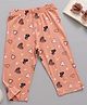 zuniors SSC Cotton Knit Hearts Printed Capri Pajamas - Peach