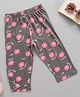 zuniors SSC Cotton Knit Floral   Printed Capri Pajamas - Charcoal Grey